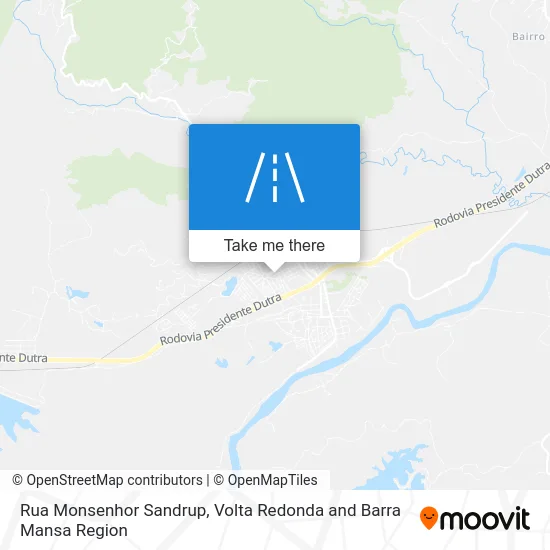 Rua Monsenhor Sandrup map
