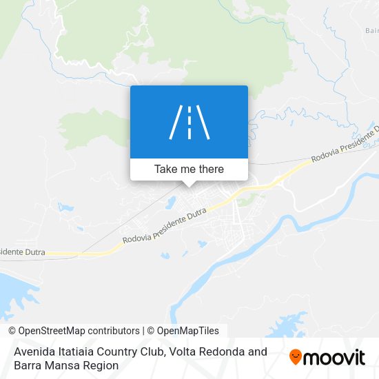 Avenida Itatiaia Country Club map