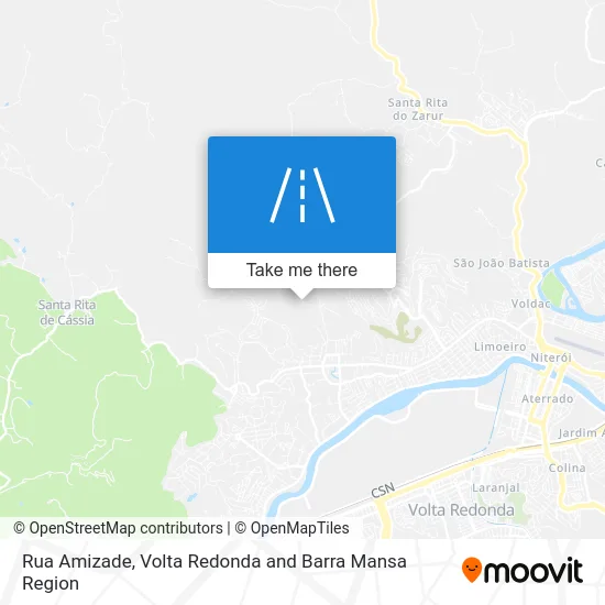 Rua Amizade map