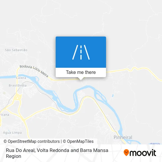 Rua Do Areal map