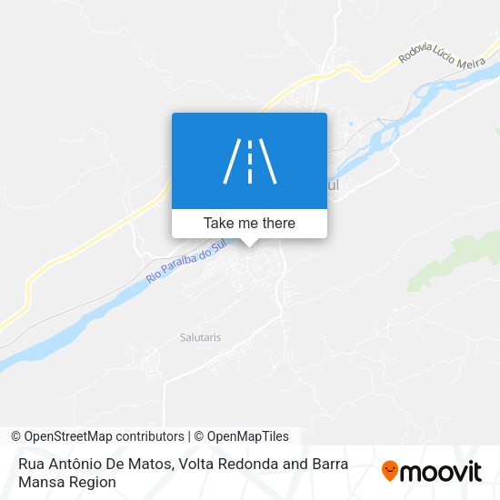 Rua Antônio De Matos map