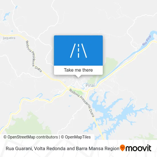 Rua Guarani map