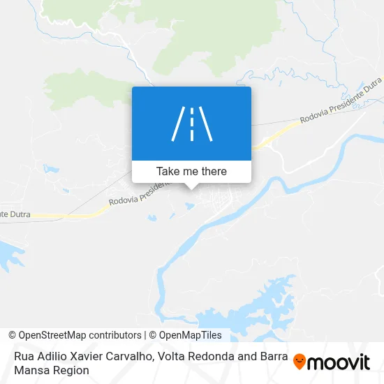 Rua Adilio Xavier Carvalho map