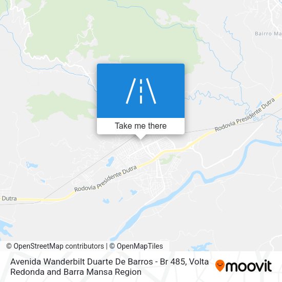 Avenida Wanderbilt Duarte De Barros - Br 485 map