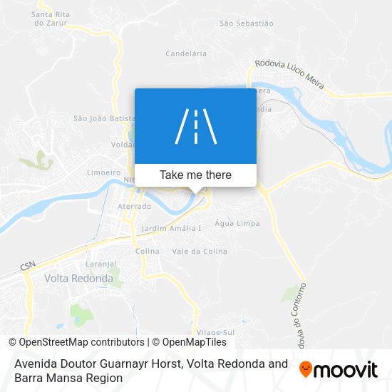Avenida Doutor Guarnayr Horst map