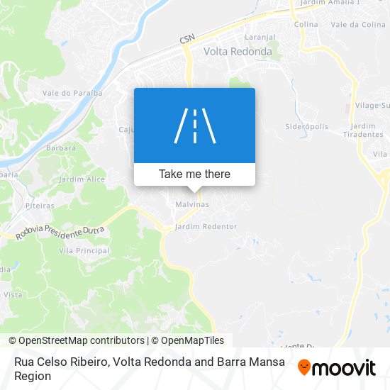 Rua Celso Ribeiro map