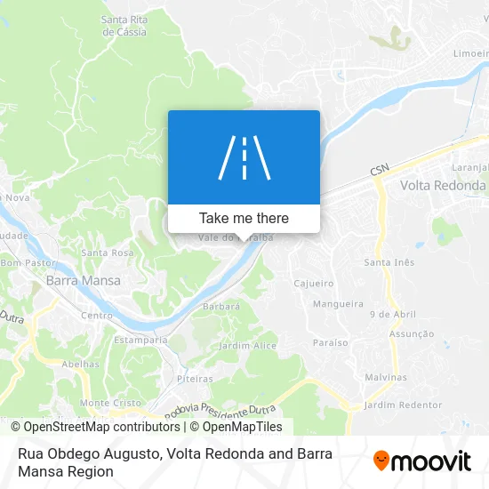 Rua Obdego Augusto map