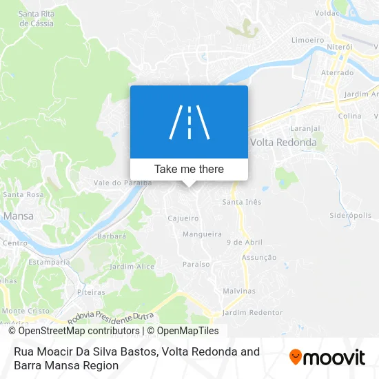 Rua Moacir Da Silva Bastos map