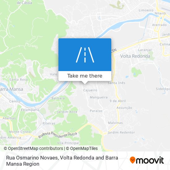 Rua Osmarino Novaes map