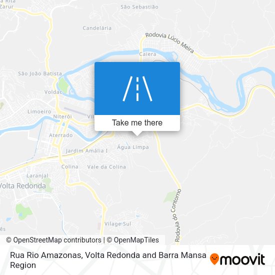 Rua Rio Amazonas map