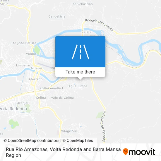 Rua Rio Amazonas map