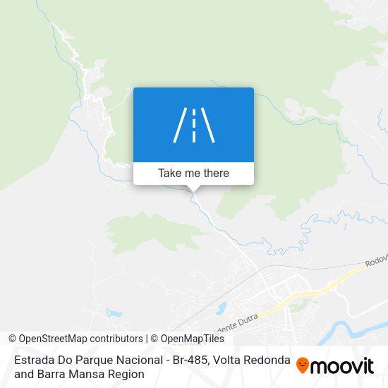 Estrada Do Parque Nacional - Br-485 map
