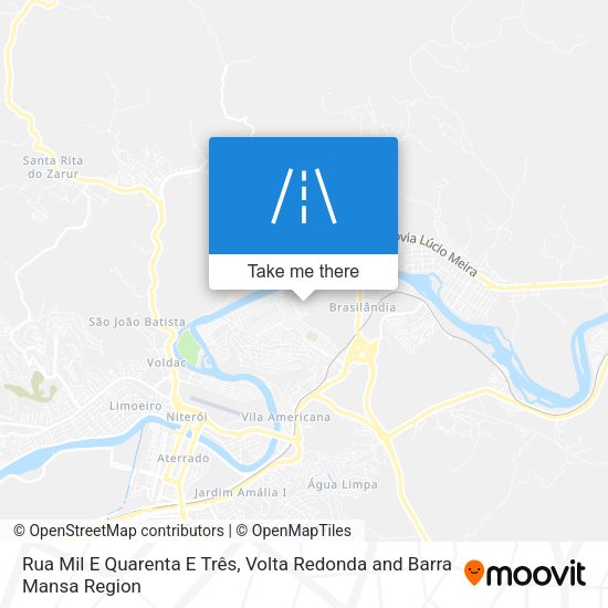 Rua Mil E Quarenta E Três map