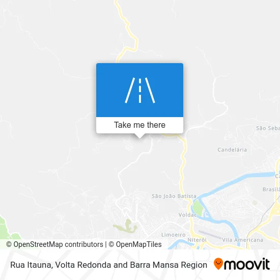 Rua Itauna map