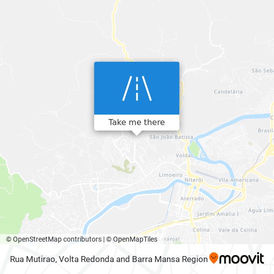 Mapa Rua Mutirao