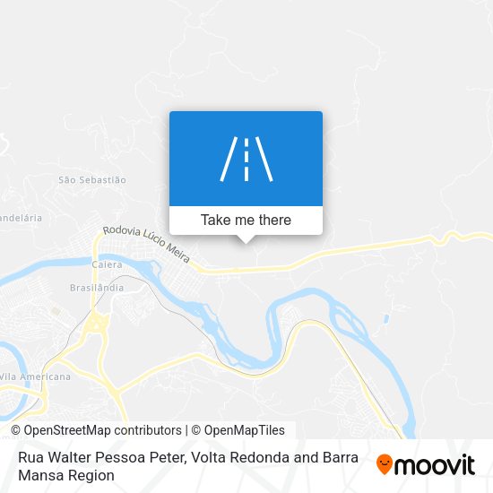 Rua Walter Pessoa Peter map