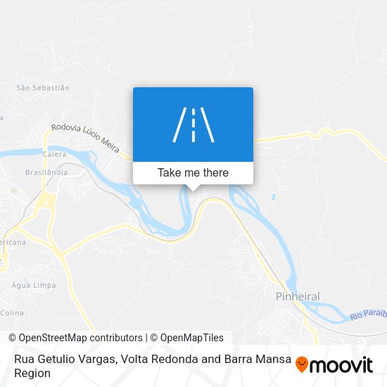 Rua Getulio Vargas map