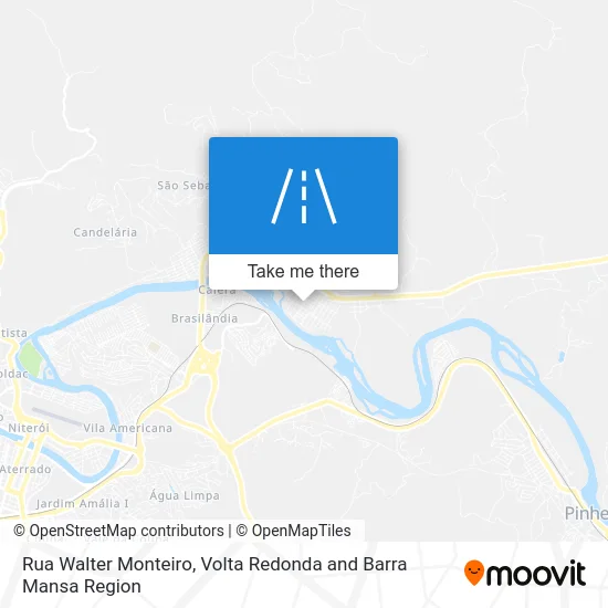 Rua Walter Monteiro map