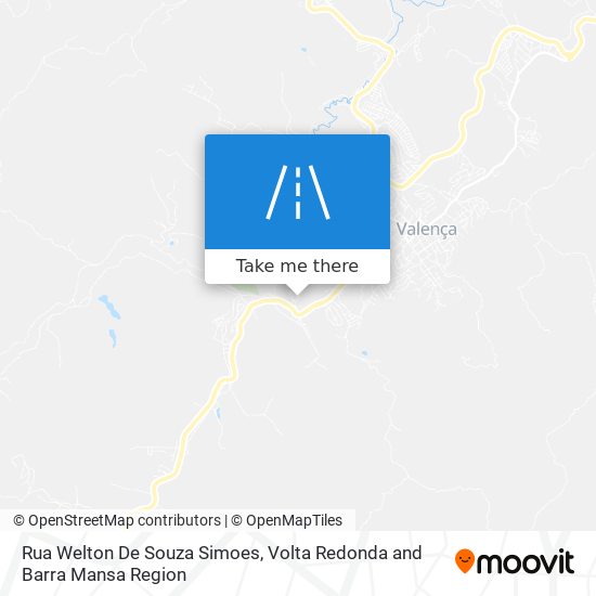 Rua Welton De Souza Simoes map