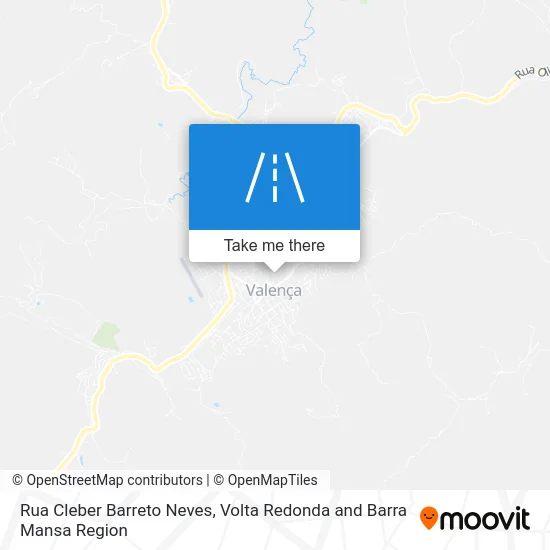 Rua Cleber Barreto Neves map