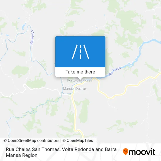 Rua Chales San Thomas map