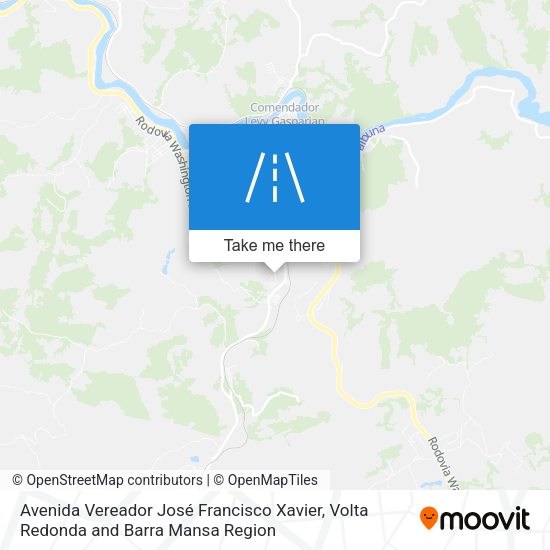 Avenida Vereador José Francisco Xavier map