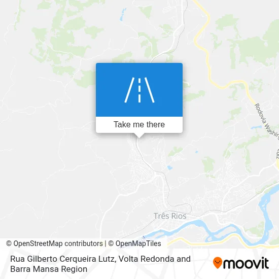 Rua Gilberto Cerqueira Lutz map
