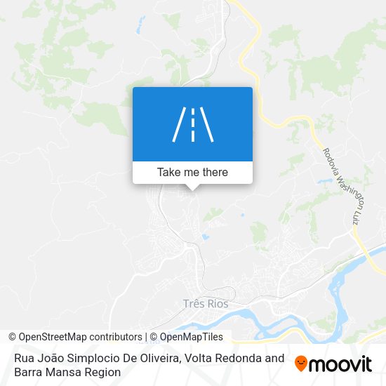 Rua João Simplocio De Oliveira map