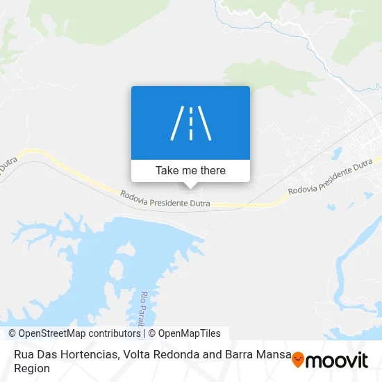 Rua Das Hortencias map