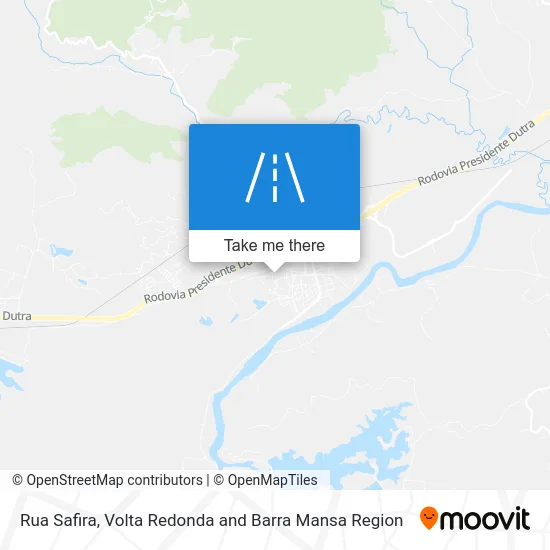 Rua Safira map