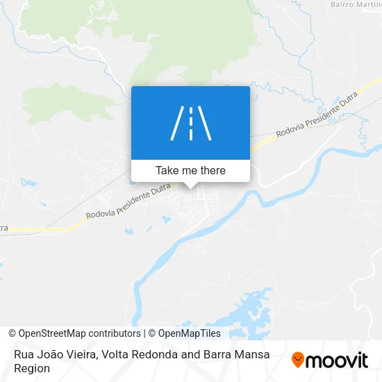 Rua João Vieira map