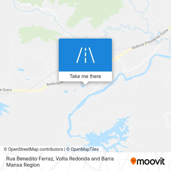 Rua Benedito Ferraz map