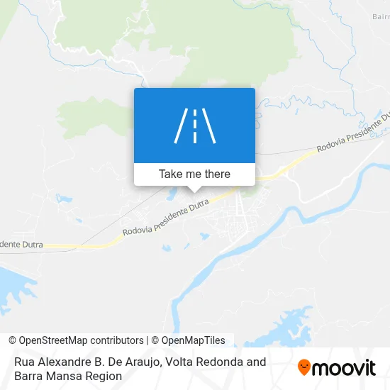 Rua Alexandre B. De Araujo map