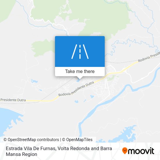 Estrada Vila De Furnas map