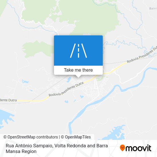 Rua Antônio Sampaio map