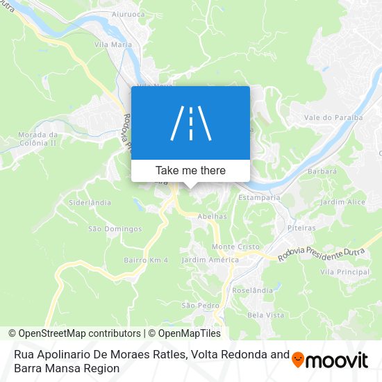 Rua Apolinario De Moraes Ratles map