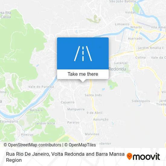 Rua Rio De Janeiro map