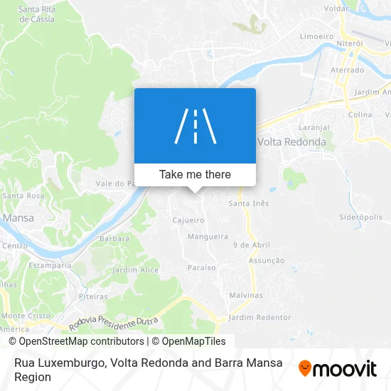 Rua Luxemburgo map