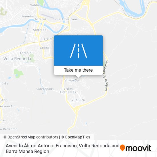 Avenida Álimo Antônio Francisco map