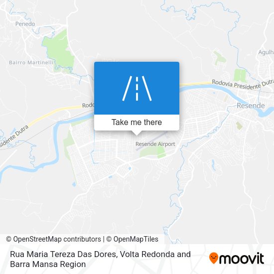 Rua Maria Tereza Das Dores map