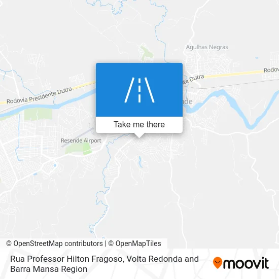 Rua Professor Hilton Fragoso map