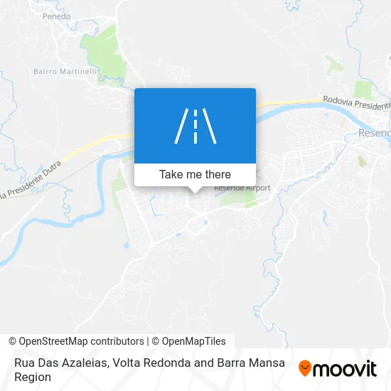 Rua Das Azaleias map