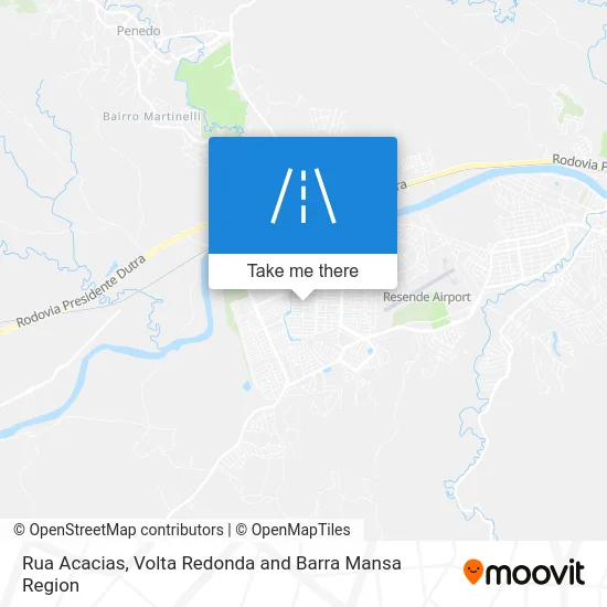 Rua Acacias map