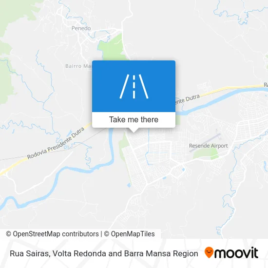 Rua Sairas map