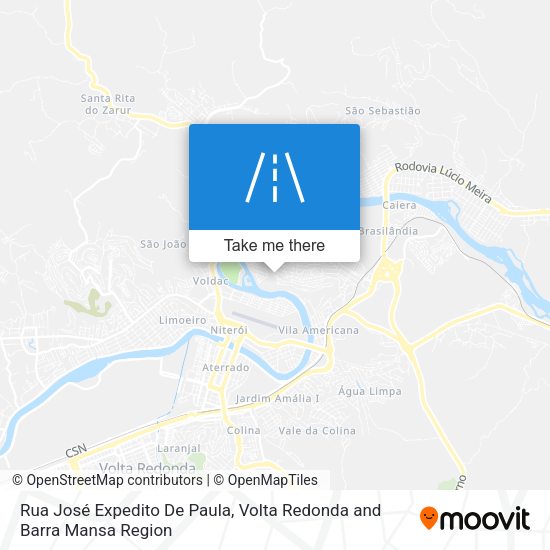 Rua José Expedito De Paula map