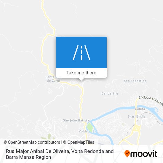 Rua Major Anibal De Oliveira map
