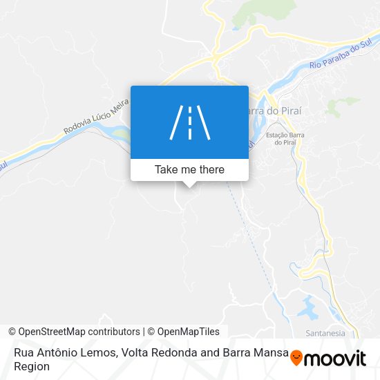Rua Antônio Lemos map
