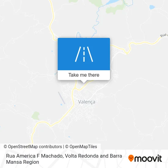 Rua America F Machado map