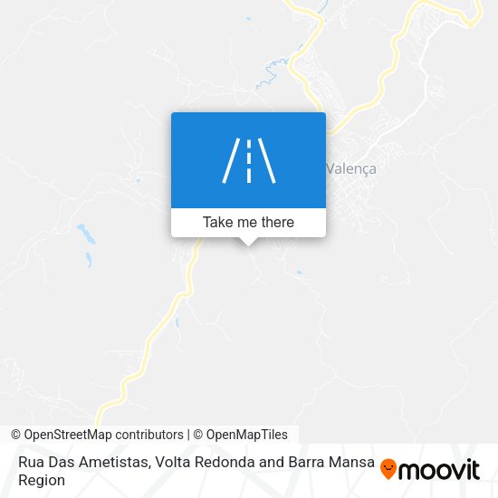 Rua Das Ametistas map