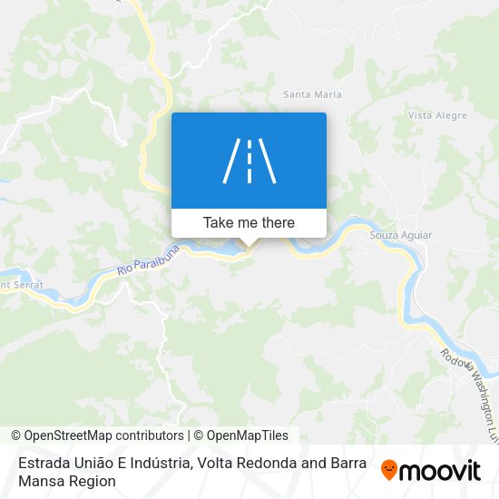 Estrada União E Indústria map